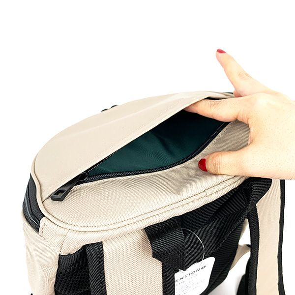 スヌーピー RE-PET リュック ベージュ バッグ 学校 オフィス デイバッグ