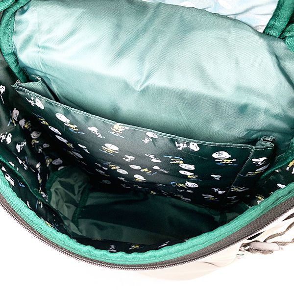 スヌーピー PEANUTS RE-PET リュック LGY SN バックパック ライトグレー 　