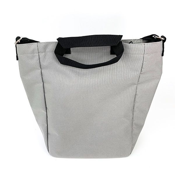 スヌーピー RE-PET 2WAYショルダートート グレー バッグ デイバッグ 学校 オフィス