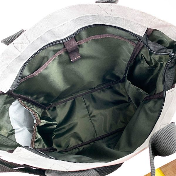 スヌーピー RE-PET 2WAYショルダートート グレー バッグ デイバッグ 学校 オフィス