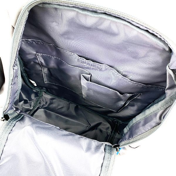 スヌーピー スクエアジップデイパック グレー お座り リュック 通勤 通学 バッグ