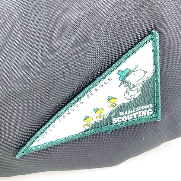 スヌーピー スクエアショルダービーグルスカウト RE-PET ベージュ バッグ