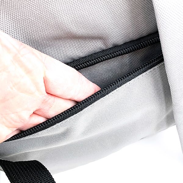 スヌーピー スクエアジップリュック RE-PET グレー リュック 通勤 通学 バッグ