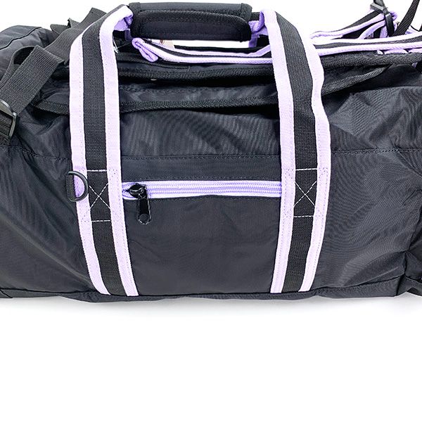 スヌーピー ボストンリュック パープル ロゴ PEANUTS  リュック 通勤 通学 バッグ