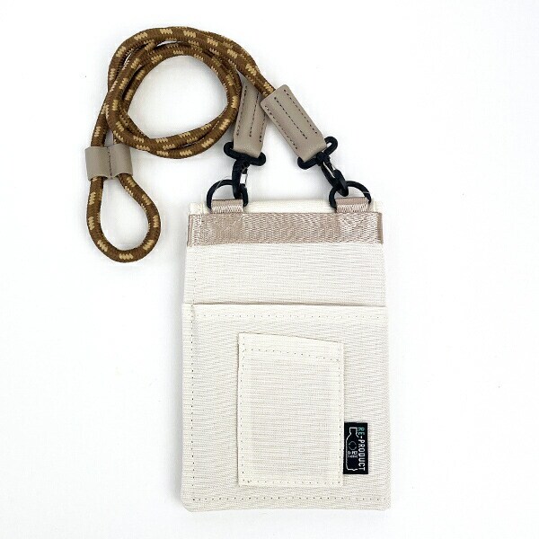 スヌーピー RE-PET 二つ折サコッシュポーチ (アイボリー) バッグ SNOOPY