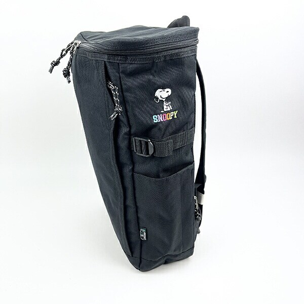 SNOOPY スヌーピー RE-PET ボックスリュック オーロラ ロゴ 旅行 修学旅行 スクール バッグ