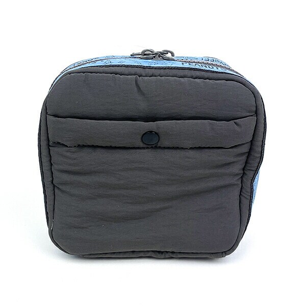 スヌーピー SNOOPY たっぷりトラベルポーチ ダークグレイ 小物入れ 化粧品入れ 旅行