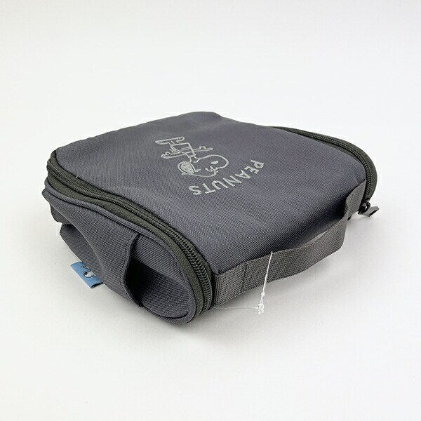 スヌーピー 撥水吊下げポーチ (ブラック) トラベル用品 SNOOPY