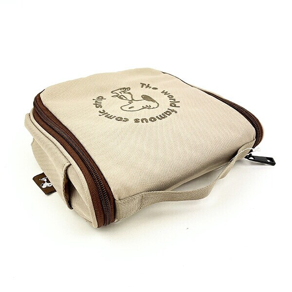 スヌーピー 撥水吊下げポーチ (ブラウン) トラベル用品 SNOOPY