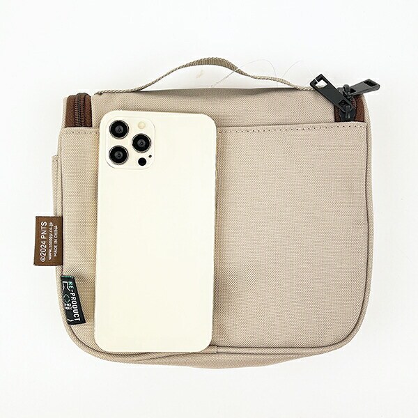 スヌーピー 撥水吊下げポーチ (ブラウン) トラベル用品 SNOOPY