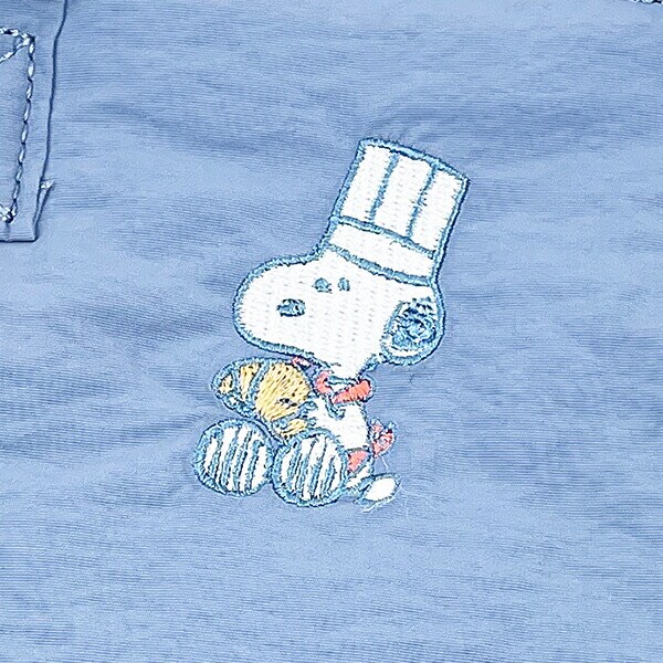 SNOOPY スヌーピー くしゅくしゅランチトート ブルー シェフスヌーピー デイユーズ バッグ キッチン