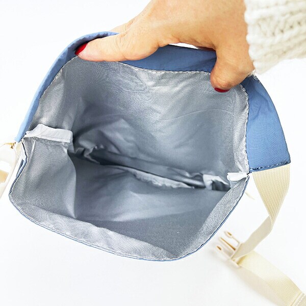 スヌーピー くるくるランチバッグ シェフ ブルー お弁当 ランチ SNOOPY