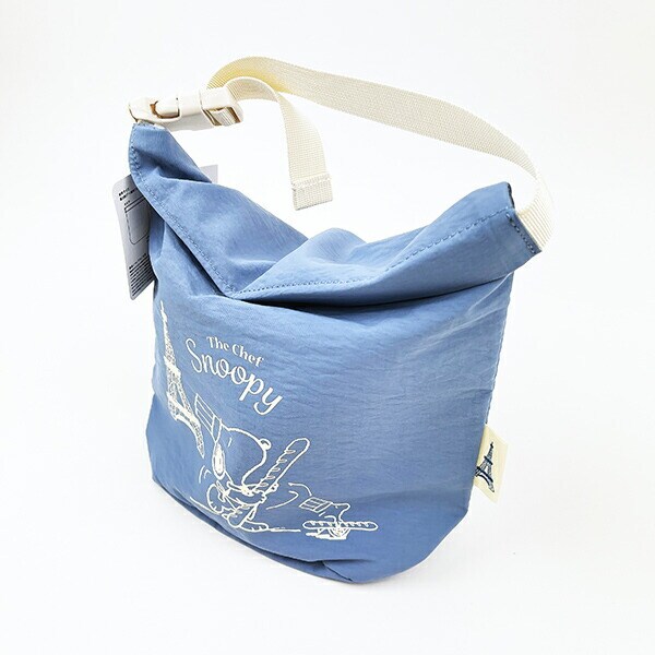 スヌーピー くるくるランチバッグ シェフ ブルー お弁当 ランチ SNOOPY