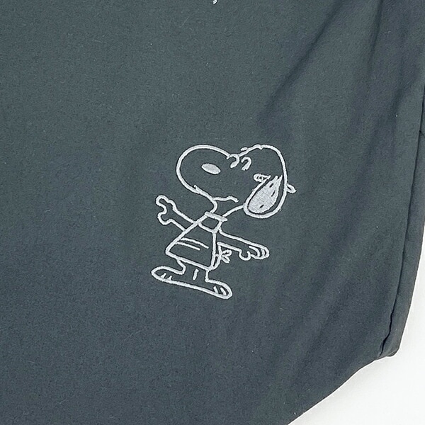 スヌーピー クシュクシュショルダーバッグ （ダークグレー) SNOOPY