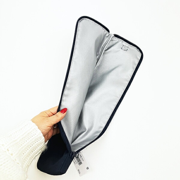 スヌーピー 耐熱トラベルポーチ ヴィンテージトラベル ヘアアイロン 旅行 ネイビー SNOOPY