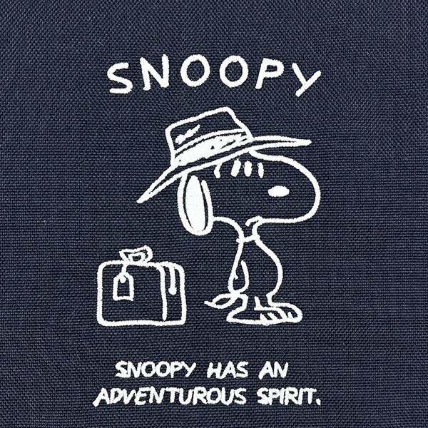スヌーピー 撥水吊下げポーチ (ネイビー) トラベル用品 SNOOPY