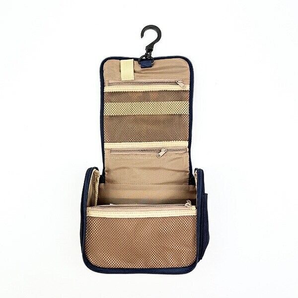 スヌーピー 撥水吊下げポーチ (ネイビー) トラベル用品 SNOOPY