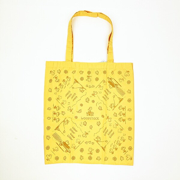 スヌーピー RE-PET エコトート ウッドストック エコバッグ かばん イエロー SNOOPY