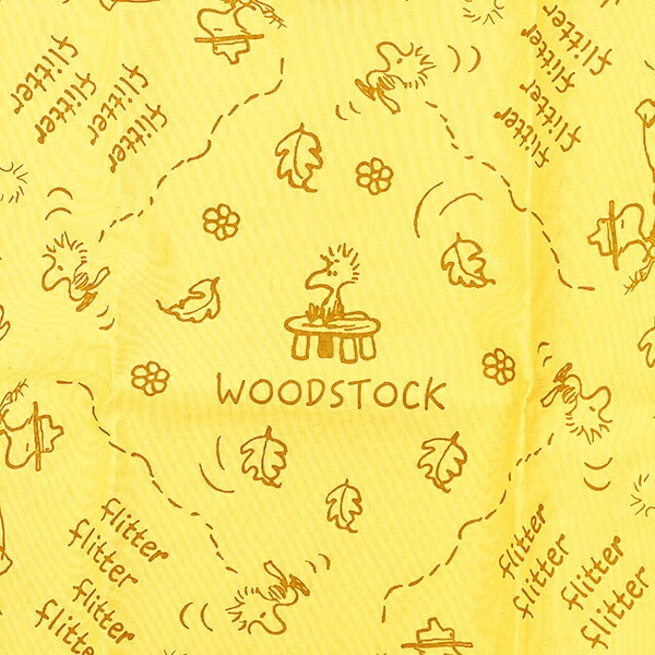 スヌーピー RE-PET エコトート ウッドストック エコバッグ かばん イエロー SNOOPY