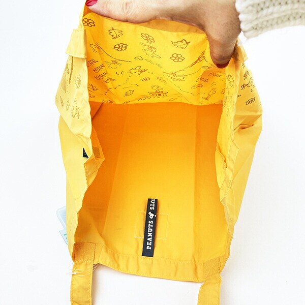 スヌーピー RE-PET エコトート ウッドストック エコバッグ かばん イエロー SNOOPY