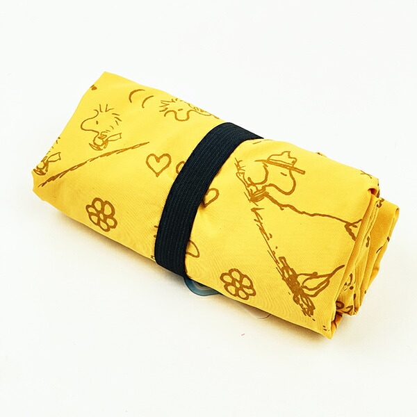 スヌーピー RE-PET エコトート ウッドストック エコバッグ かばん イエロー SNOOPY