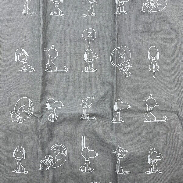 SNOOPY スヌーピー RE-PET マルシェバッグ グレー エコバッグ 折りたたみバッグ お買い物