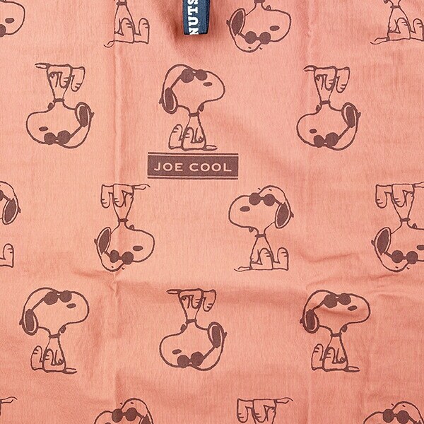 SNOOPY スヌーピー RE-PET マルシェバッグ レッド エコバッグ 折りたたみバッグ お買い物