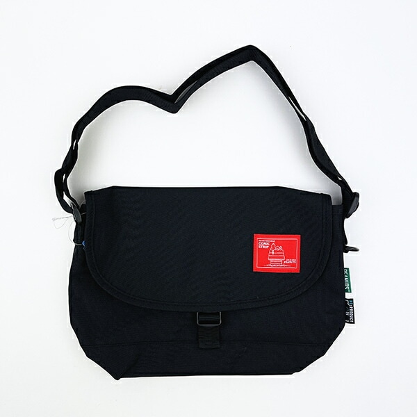 スヌーピー RE-PET メッセンジャーショルダー ショルダーバッグ かばん ブラック SNOOPY
