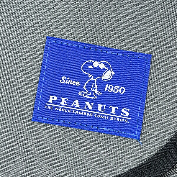 スヌーピー ネーム・ジョー・クール メッセンジャーショルダーバッグ (グレー) SNOOPY