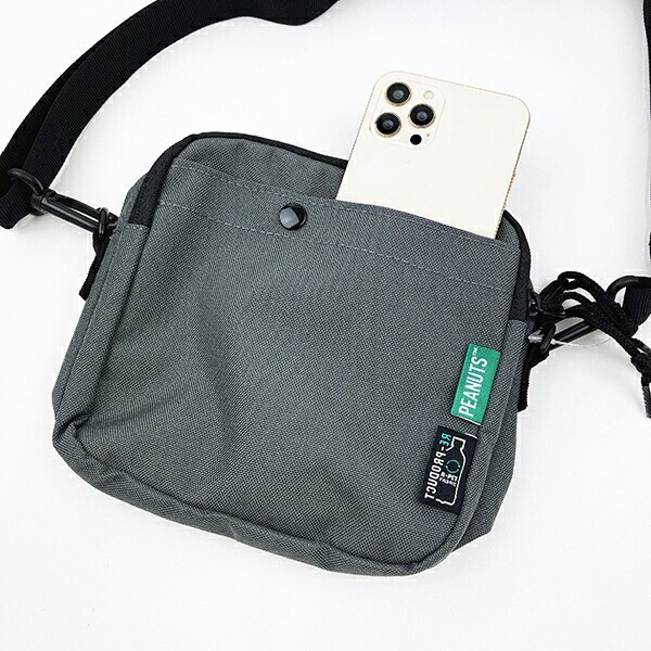 スヌーピー RE-PET ミニスクエアショルダー ショルダーバッグ かばん  SNOOPY