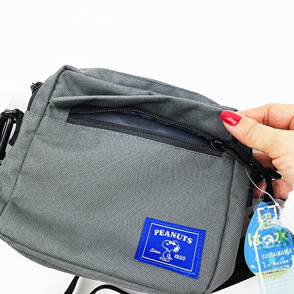 スヌーピー RE-PET ミニスクエアショルダー ショルダーバッグ かばん  SNOOPY