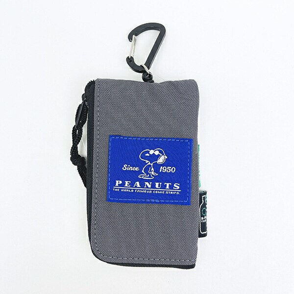 スヌーピー ジョークール RE-PET リールキーパスポーチ SNOOPY