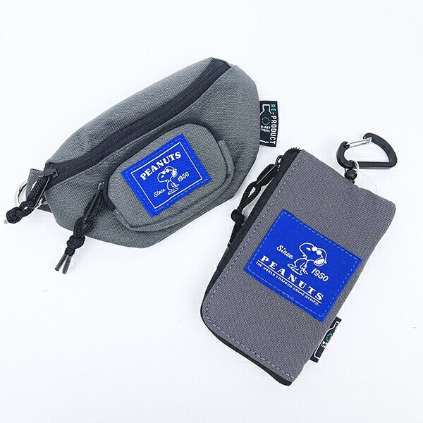 スヌーピー ジョークール RE-PET リールキーパスポーチ SNOOPY