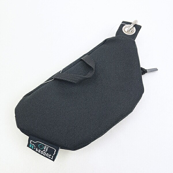 スヌーピー ネームスヌーピー ウエスト型ミニポーチ ブラック SNOOPY