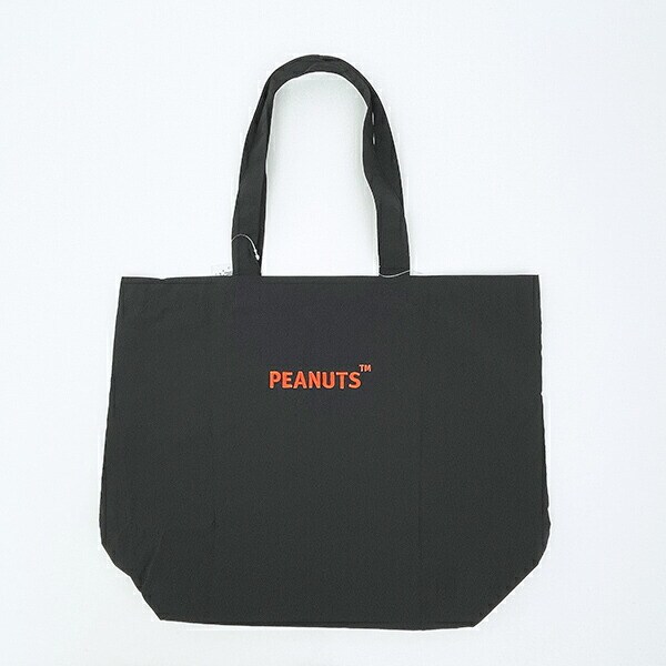 スヌーピー トートバッグ ブラック SNOOPY