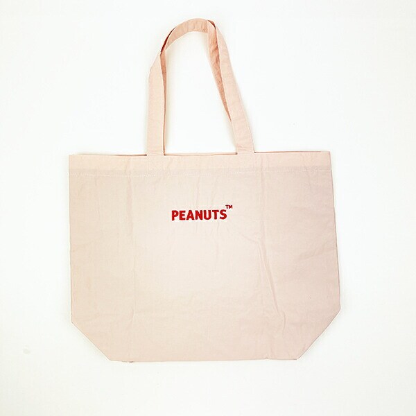 スヌーピー トートバッグ かばん ピンク PEANUTS SNOOPY