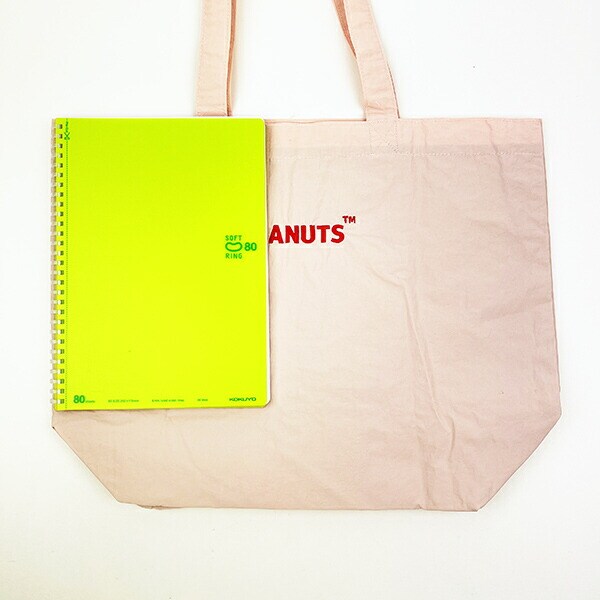 スヌーピー トートバッグ かばん ピンク PEANUTS SNOOPY