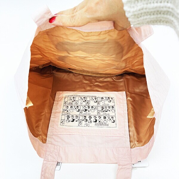 スヌーピー トートバッグ かばん ピンク PEANUTS SNOOPY