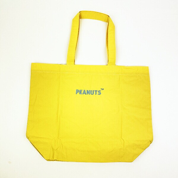 スヌーピー トートバッグ かばん イエロー PEANUTS SNOOPY