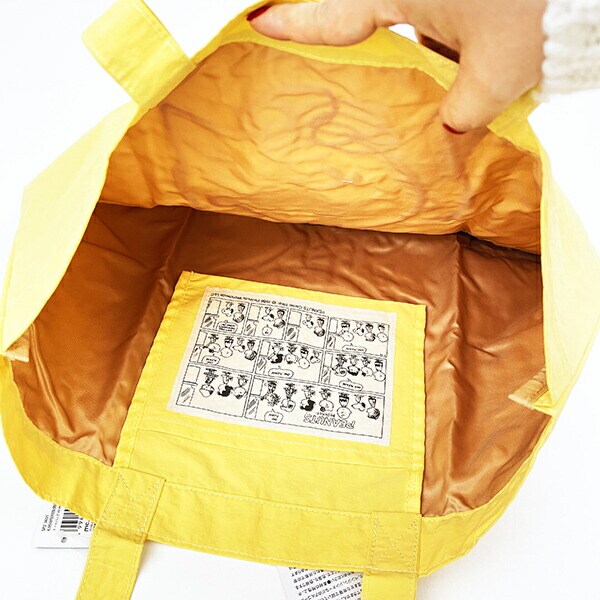 スヌーピー トートバッグ かばん イエロー PEANUTS SNOOPY