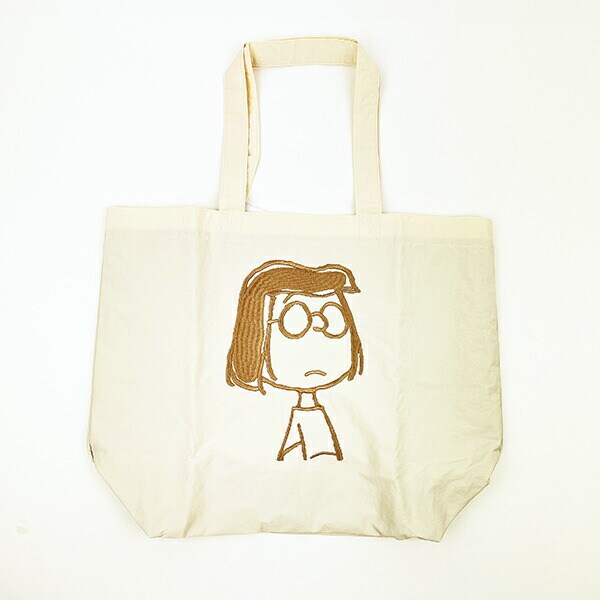 スヌーピー トートバッグ かばん オフホワイト PEANUTS SNOOPY