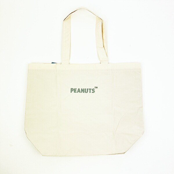 スヌーピー トートバッグ かばん オフホワイト PEANUTS SNOOPY