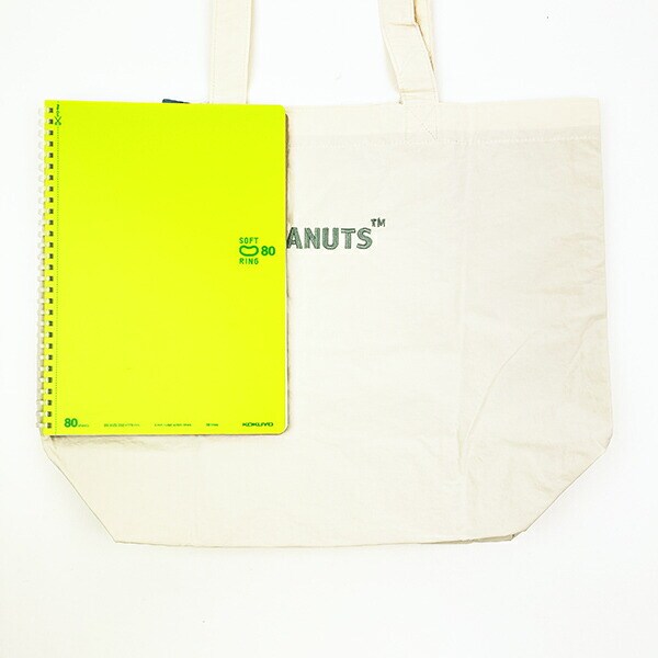 スヌーピー トートバッグ かばん オフホワイト PEANUTS SNOOPY