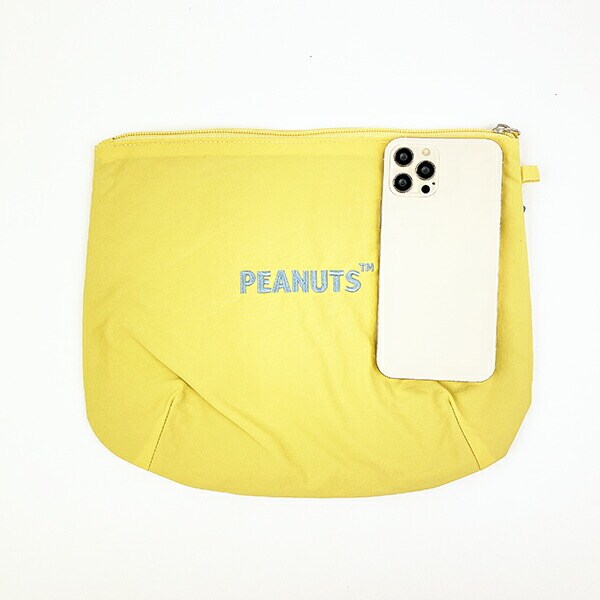 スヌーピー ペパーミント・パティ ポーチ (イエロー) SNOOPY
