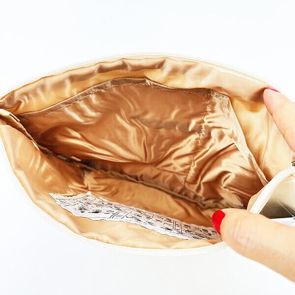 スヌーピー ポーチ 小物入れ オフホワイト PEANUTS SNOOPY