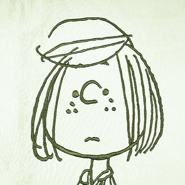 スヌーピー 収納ポーチ M トラベル 旅行 グリーン PEANUTS SNOOPY