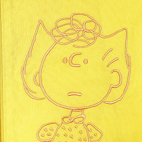 スヌーピー ワイドトラベルポーチ 収納ポーチ シューズ入れ イエロー PEANUTS SNOOPY