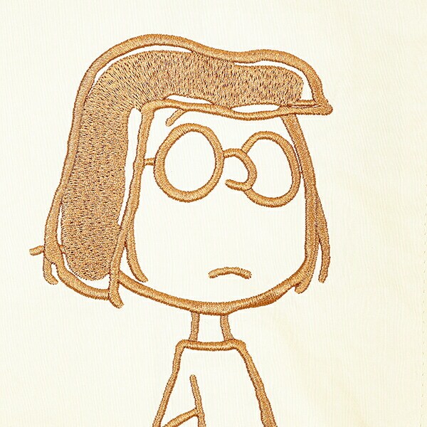 スヌーピー ワイドトラベルポーチ 収納ポーチ シューズ入れ オフホワイト PEANUTS SNOOPY