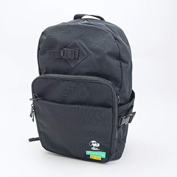 スヌーピー ジョー・クール スクリュックサック ブラック RE-PET バッグ スクール SNOOPY