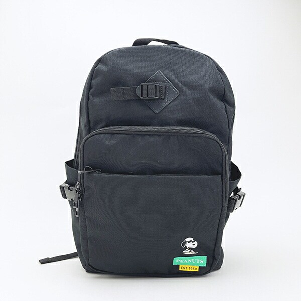スヌーピー ジョー・クール スクリュックサック ブラック RE-PET バッグ スクール SNOOPY